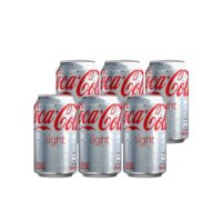 6 Bebidas Coca Cola Light 350cc
