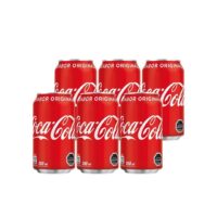 6 Bebidas Coca Cola Original 350cc