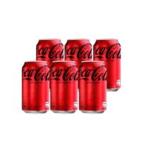 6 Bebida Coca Cola Sin Azucar 350cc