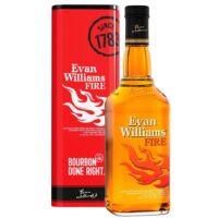 Whiskey Evan Williams Fire Tin Box 750cc