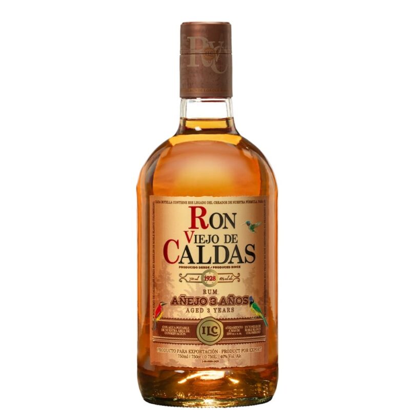 Ron Viejo de Caldas Añejo 3 Años 700cc