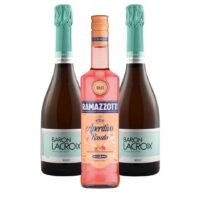 Pack Ramazzotti + 2 Espumante Baron Lacroix Brut 750cc