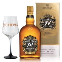 Whisky Chivas Regal XV 15 años 750cc + Copa