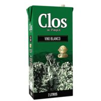 6 Vino Clos De Pirque Blanco 2 Litros
