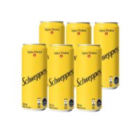 6 Bebidas Schweppes Agua Tonica 310cc