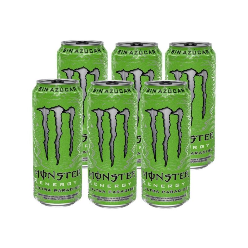 6 Energeticas Monster Ultra Paradise 473cc