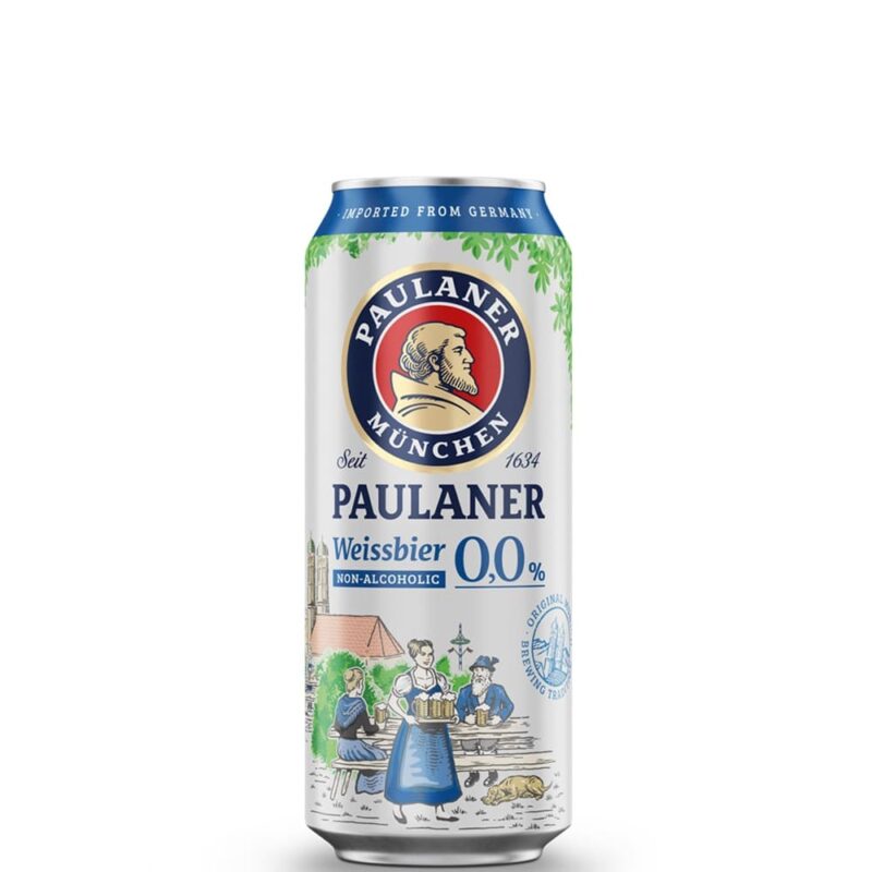 Cerveza Paulaner Weissbier Sin Alcohol 500cc