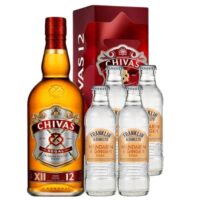 Pack Chivas Regal 12 Años 750cc + 4 Mandarin&Ginger Franklin&Sons 200cc
