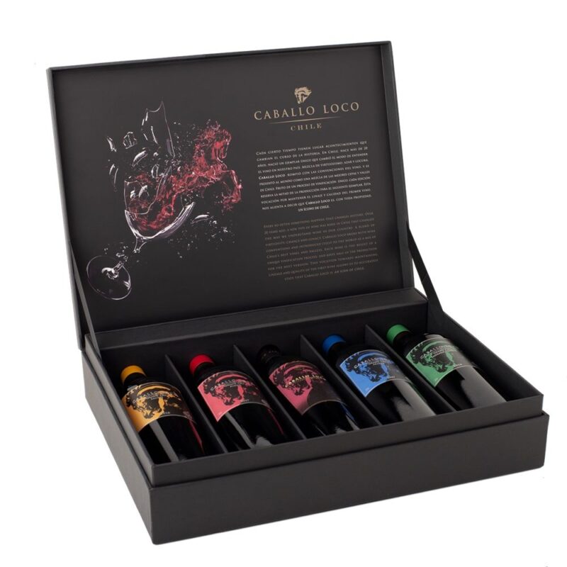 Estuche Caballo Loco 5 Grand Cru 750cc