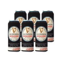 6 Cerveza Guinness Extra Stout 473cc
