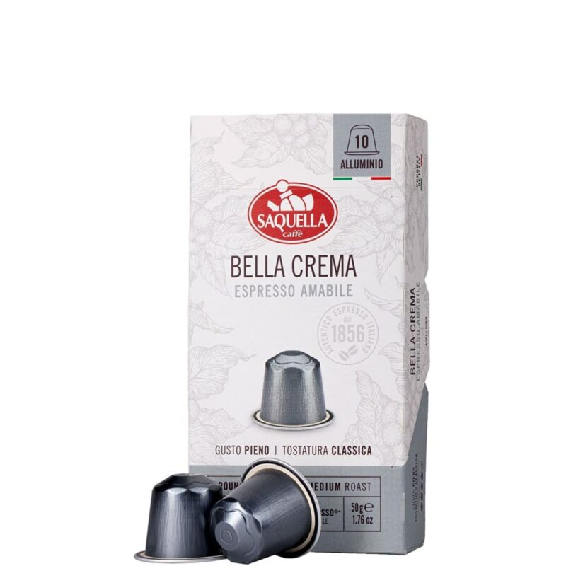Cafe Capsula Nesp Saquella Bella Crema 10 uni