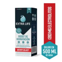 Boost de Hidratación Extra Life Berry Blast 4 Unidades