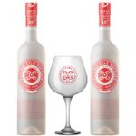Pack 2 Pisco Fundo Los Nichos Reservado 750cc + Copa 507cc