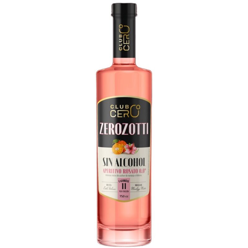 Aperitivo Zerozotti Rosato 0,0° Sin Alcohol 750cc
