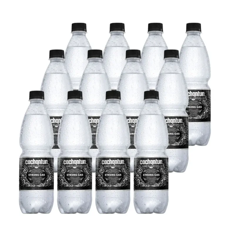 12 Aguas Mineral Cachantun Strong Gas 600cc