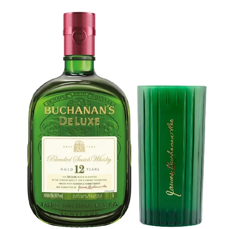 Whisky Buchanans Deluxe 12 Años 750cc + Vaso