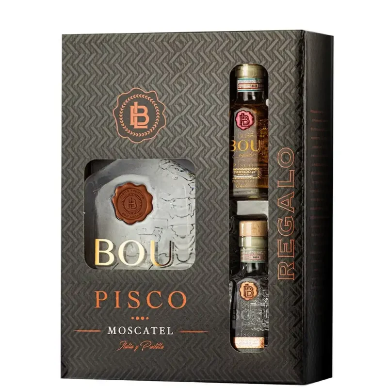 Pack Pisco Bou Legado Blanco + 2 Miniaturas