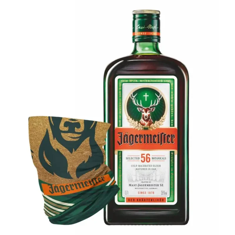 Licor Jagermeister 700cc + Buff