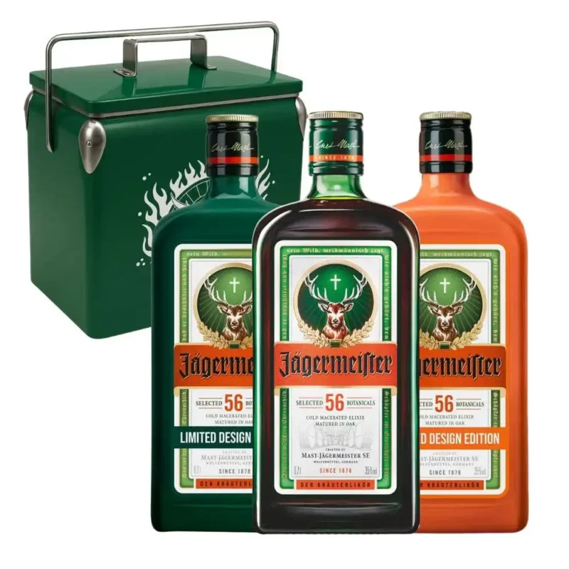 Pack 3 Licor Jagermeister + Cooler Pantone Herbal