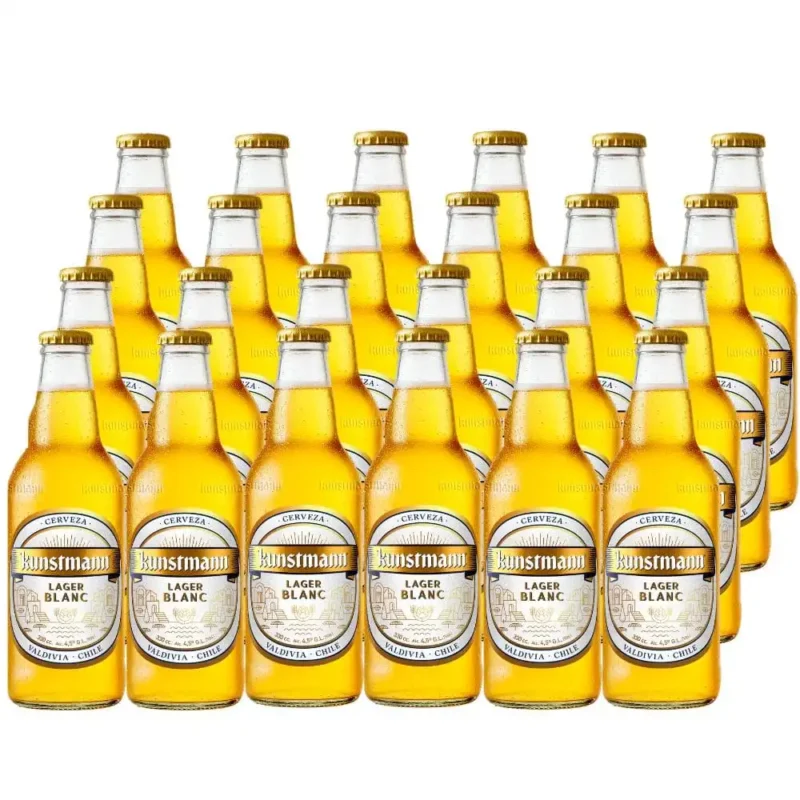 24 Cervezas Kunstmann Lager Blanc 330cc