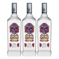 3 Tequila Jose Cuervo Calavera Silver 750cc